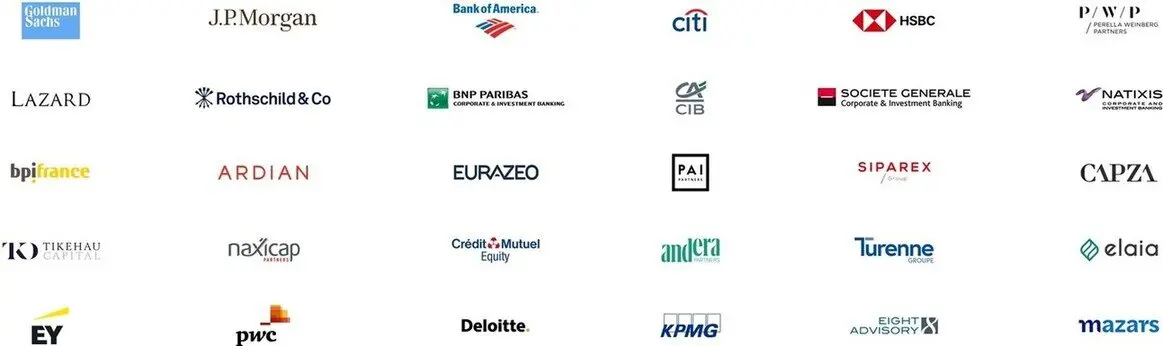 Fonds de Private Equity, Banque d'investissement, cabinets de conseil