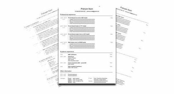 CV finance